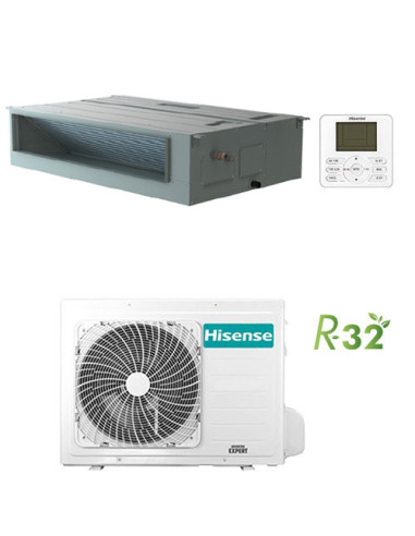 Climatizzatore Condizionatore Hisense Canalizzabile Serie Turbo R32 18000 BTU ADT52UX4RCL8 INVERTER Classe A++/A++ - Climaway