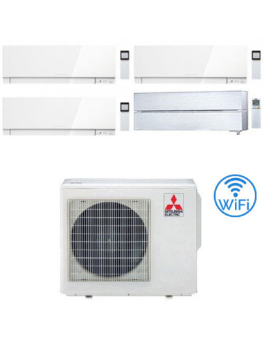 Climatizzatore Condizionatore Mitsubishi Kirigamine Zen + Kirigamine Style Wifi R32 Bianco Perla Quadri Split Inverter 9000 +...