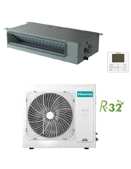 Climatizzatore Condizionatore Hisense Canalizzabile Trifase R32 42000 BTU AUD125UX4REH8 INVERTER Classe A++/A+***VEDI DESCRIZ...