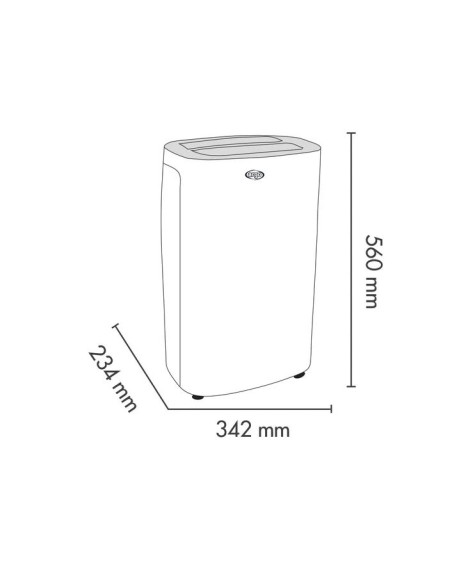 Deumidificatore Argo Dry Nature 17 Litri consigliabile per ambienti di 20 m2 - Climaway