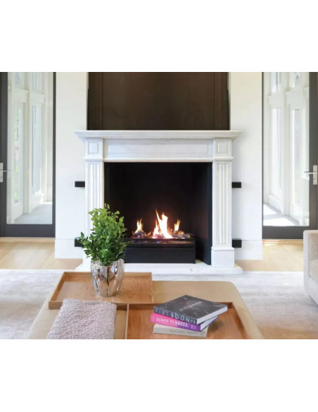 Braciere a gas Deluxe British Fires Serie BRACIERE MODERN 480 TELECOMANDO (CON BRUCIATORE BRF430) - Climaway